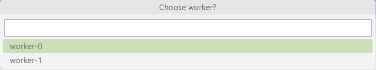 choose worker