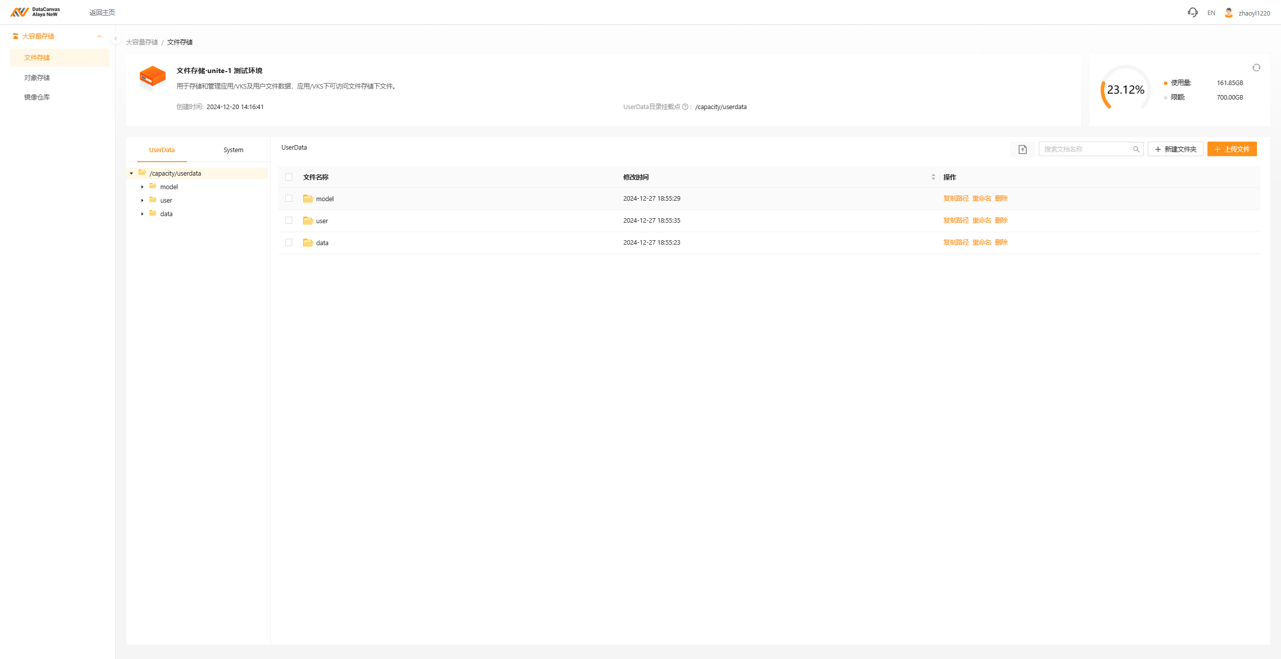 存储管理系统-文件存储