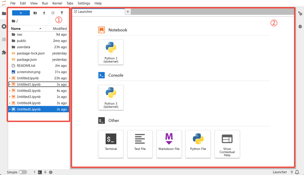 Jupyter 工作台