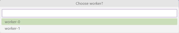 choose worker